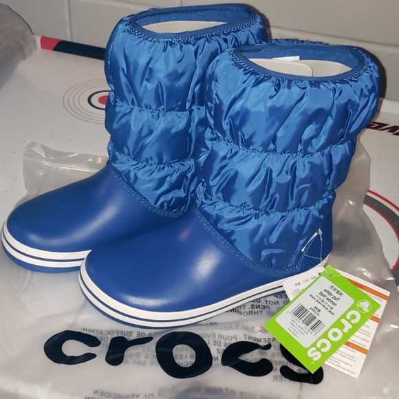 ❄️❄️❄️NWT Womens Crocs Winter Puff Boots❄️❄️❄️ - Picture 1 of 5